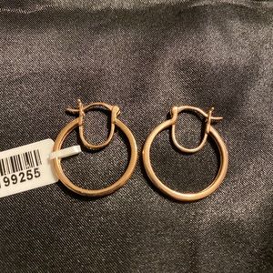 🌹 Rose Gold Hoop Earrings